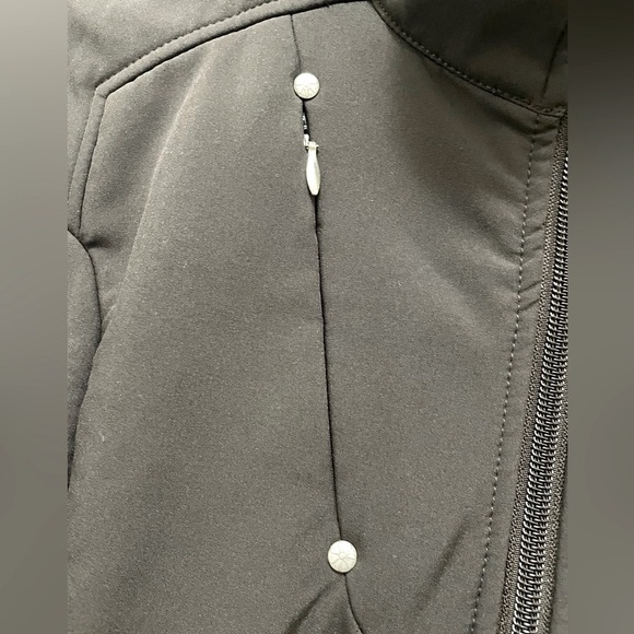 Vuarnet fleece-lined Long Zippered Jacket in Black/Brown - Picture 6 of 12